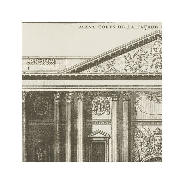 17th Century FACADE du LOUVRE Print - Foundry