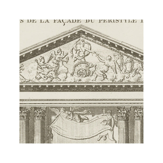 17th Century FACADE du LOUVRE Print - Foundry