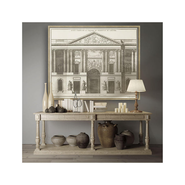 17th Century FACADE du LOUVRE Print - Foundry