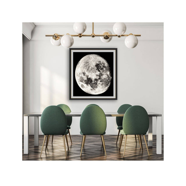 1896 MOON PHOTOGRAVURES - PHASE 01 - NEAR FULL MOON - Foundry