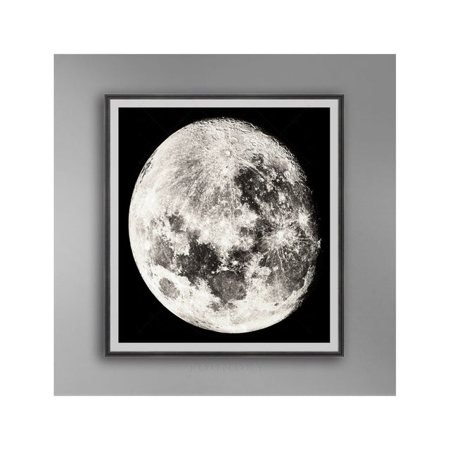 1896 MOON PHOTOGRAVURES - PHASE 01 - NEAR FULL MOON - Foundry
