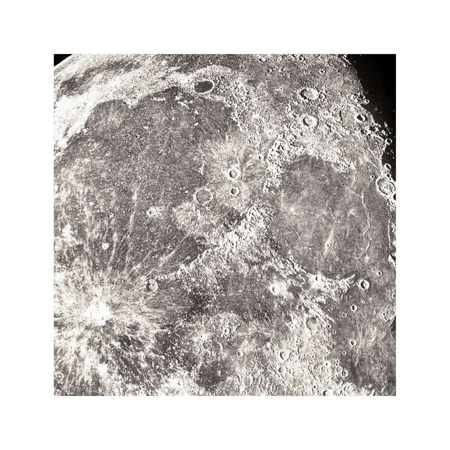 1896 MOON PHOTOGRAVURES - PHASE 02 - THREE QUARTER MOON - Foundry