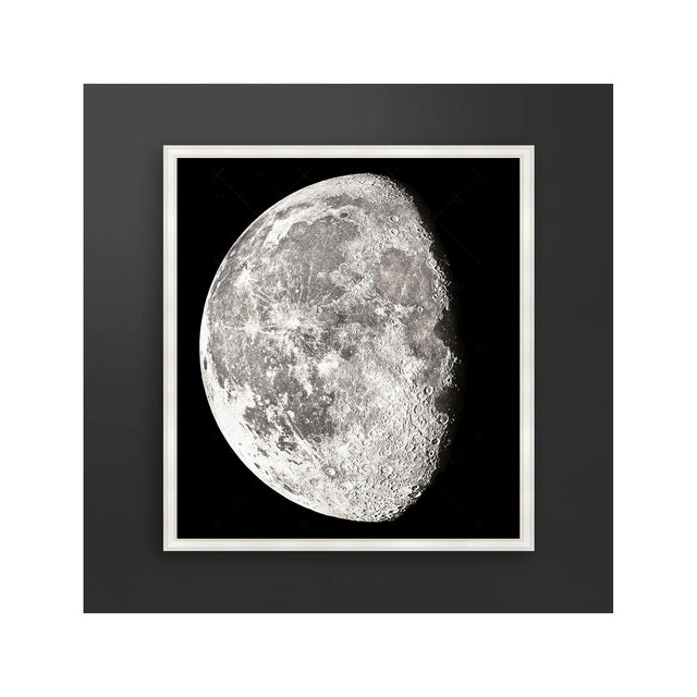 1896 MOON PHOTOGRAVURES - PHASE 02 - THREE QUARTER MOON - Foundry