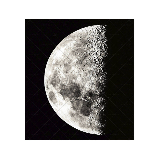 1896 MOON PHOTOGRAVURES - PHASE 04 - FADING MOON - Foundry