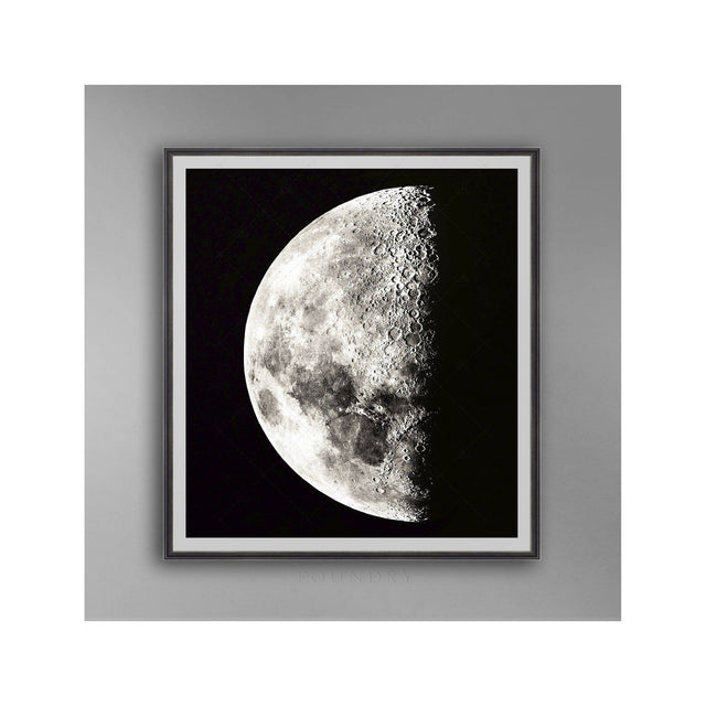 1896 MOON PHOTOGRAVURES - PHASE 04 - FADING MOON - Foundry