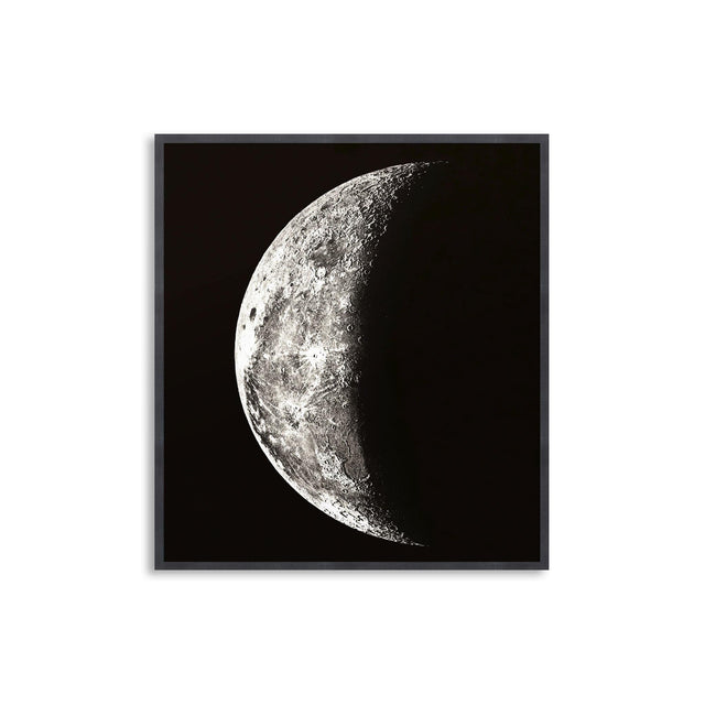 1896 MOON PHOTOGRAVURES - PHASE 05 - QUARTER MOON - Foundry