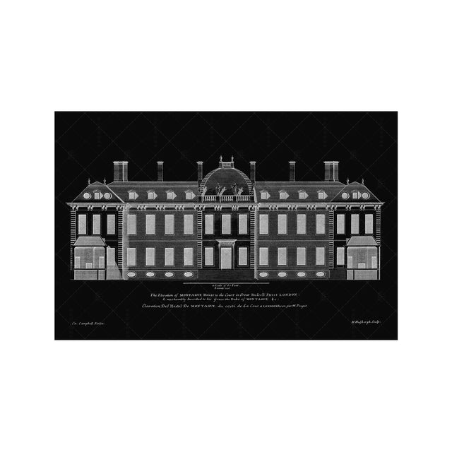 18TH C. ENGLISH TOWNHOUSE #1 - Montague House - Foundry