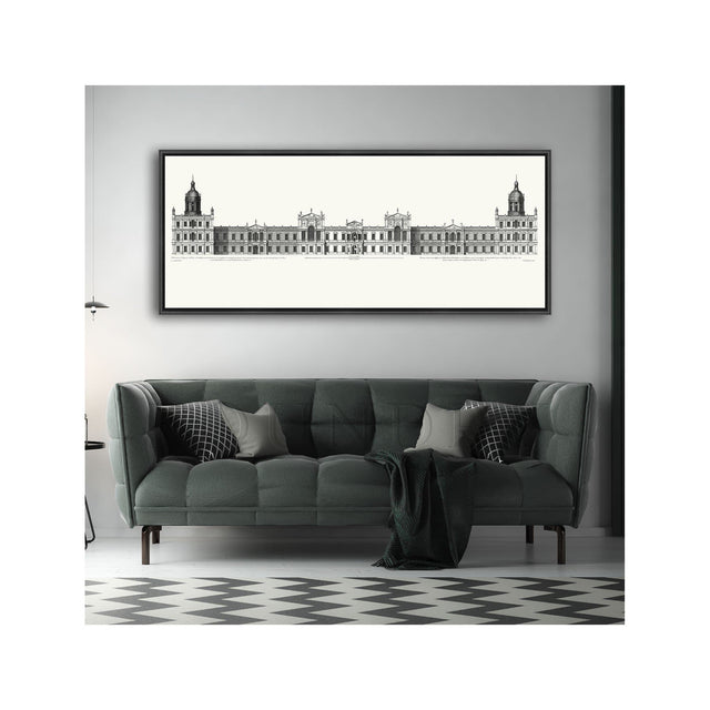 18TH C. PALACE ELEVATIONS #2 - Royal Palace at Whitehall Elevation - Foundry