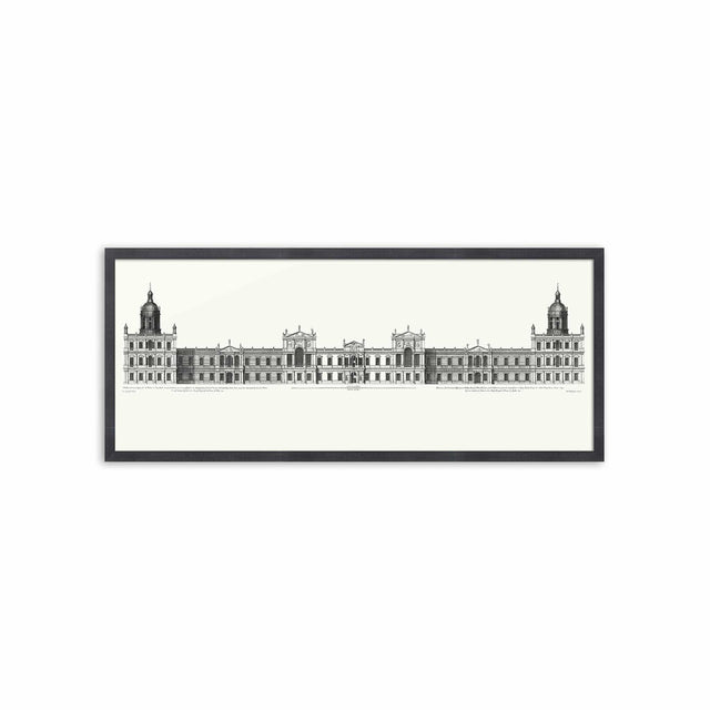 18TH C. PALACE ELEVATIONS #2 - Royal Palace at Whitehall Elevation - Foundry