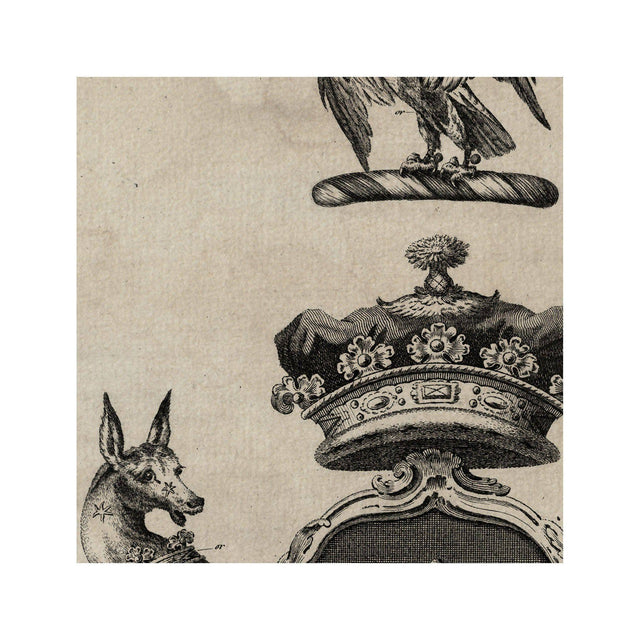 18th Century ENGLISH ARMORIAL ENGRAVING #10 - POWLETT CREST - Foundry
