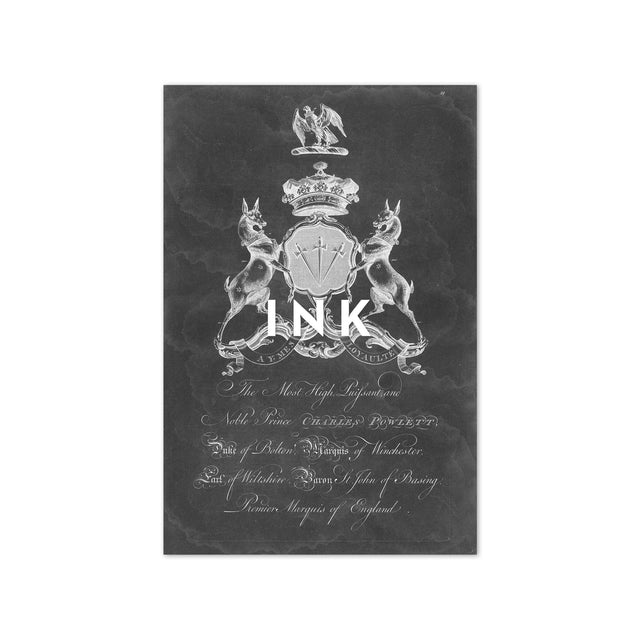 18th Century ENGLISH ARMORIAL ENGRAVING #10 - POWLETT CREST - Foundry