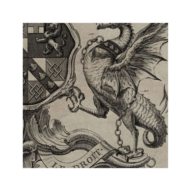 18th Century ENGLISH ARMORIAL ENGRAVING #11 - SPENCER CREST - Foundry