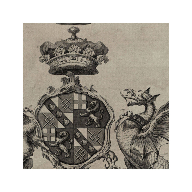 18th Century ENGLISH ARMORIAL ENGRAVING #11 - SPENCER CREST - Foundry