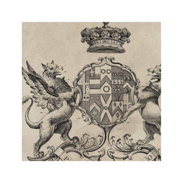 18th Century ENGLISH ARMORIAL ENGRAVING #22 - OSBORNE CREST - Foundry