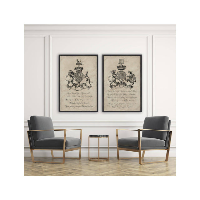 18th Century ENGLISH ARMORIAL ENGRAVING Collection - Foundry