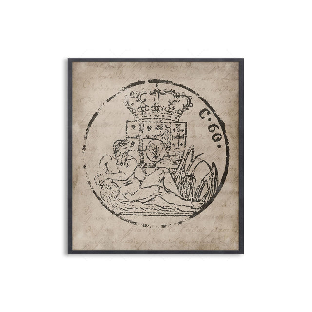 18th Century EUROPEAN DOCUMENT SEAL #02 - Foundry