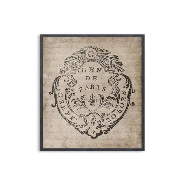 18th Century EUROPEAN DOCUMENT SEAL #04 - Foundry