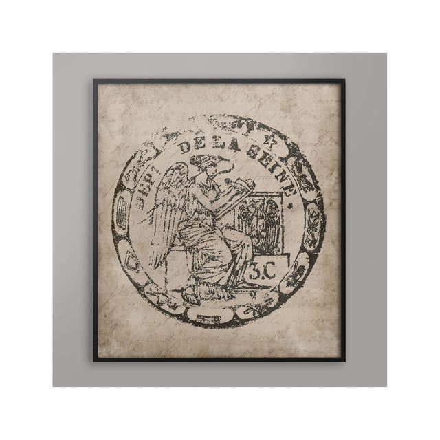 18th Century EUROPEAN DOCUMENT SEAL #05 - Foundry