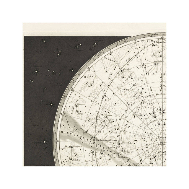 19th C. CONSTELLATION Map - Foundry