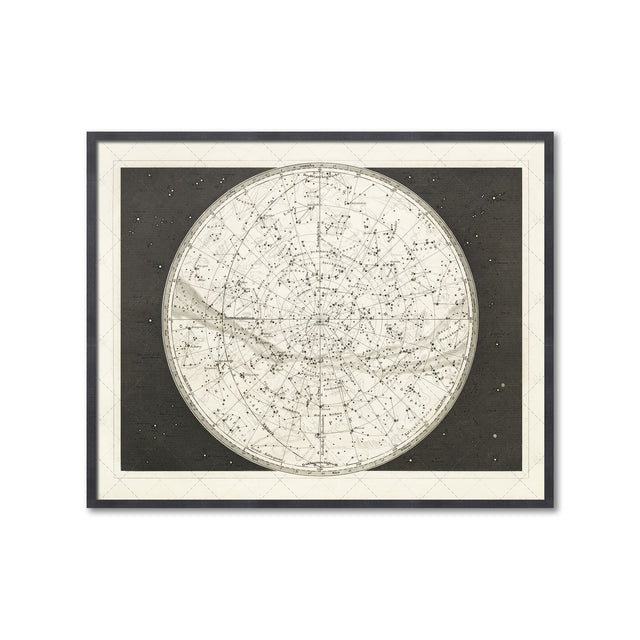 19th C. CONSTELLATION Map - Foundry