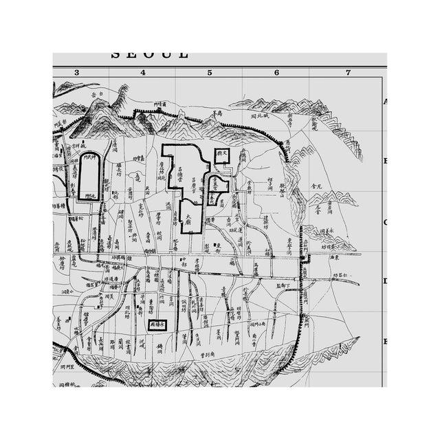 MAP of SEOUL, Circa 1900s - Foundry