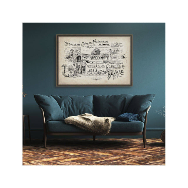 ARCHIVAL FRENCH VETERINARIAN Sign - Foundry