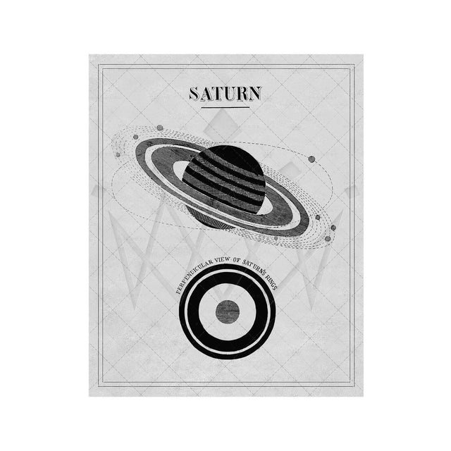 ASTRONOMY 101 Art - SATURN - Foundry