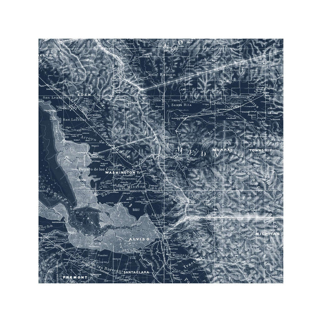 BAY of SAN FRANCISCO Map - Foundry