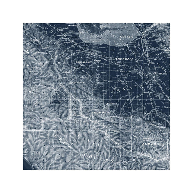 BAY of SAN FRANCISCO Map - Foundry