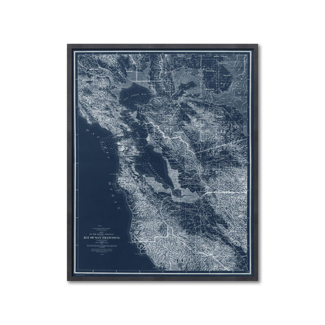 BAY of SAN FRANCISCO Map - Foundry