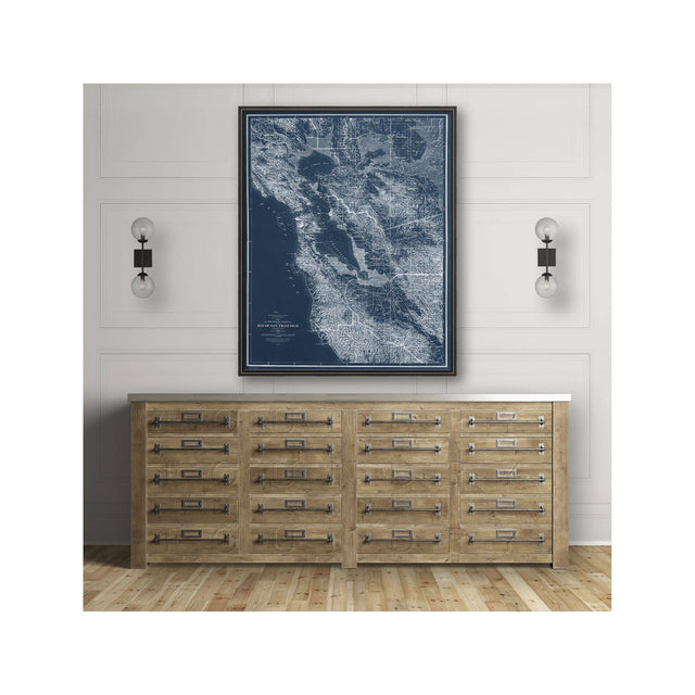 BAY of SAN FRANCISCO Map - Foundry