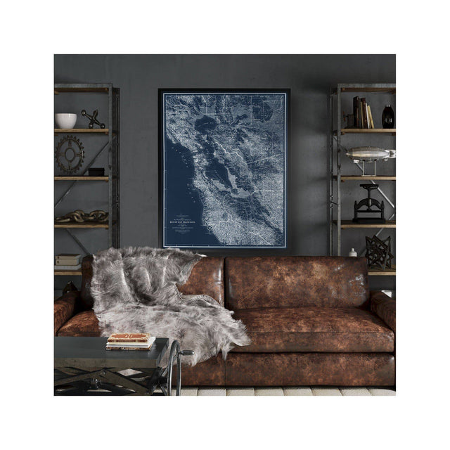 BAY of SAN FRANCISCO Map - Foundry