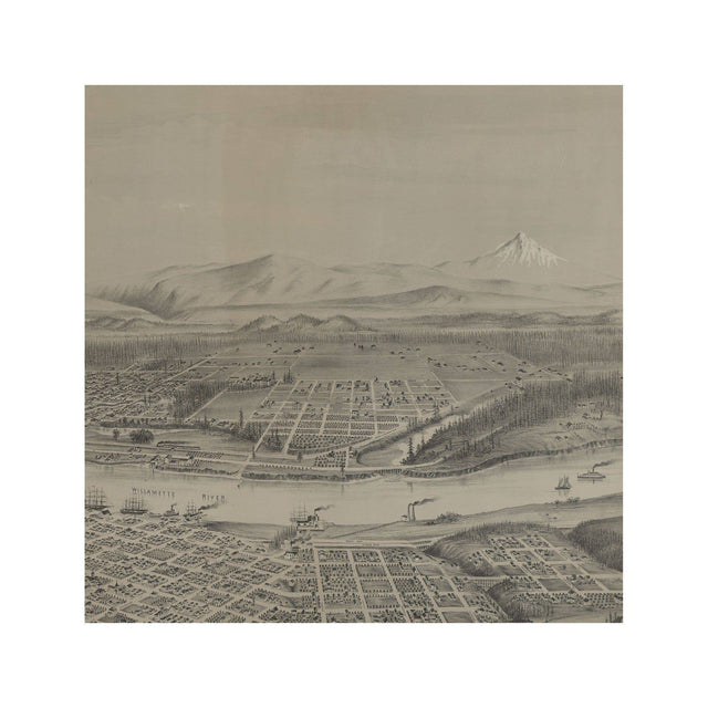 BIRD'S EYE VIEW of the CITY of PORTLAND - Foundry