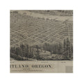 BIRD'S EYE VIEW of the CITY of PORTLAND - Foundry