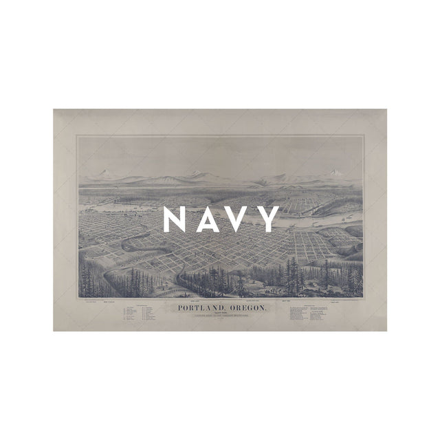 BIRD'S EYE VIEW of the CITY of PORTLAND - Foundry