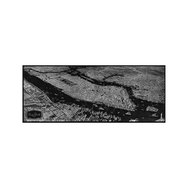 BIRDS EYE VIEW Over 1908 NEW YORK CITY - Foundry