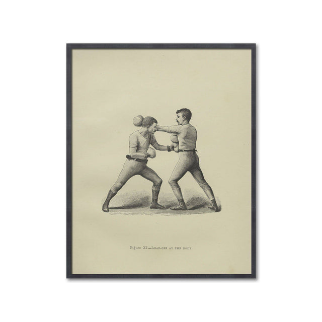 Boxing Illustration - Figure XI - LEAD OFF at the BODY - Foundry