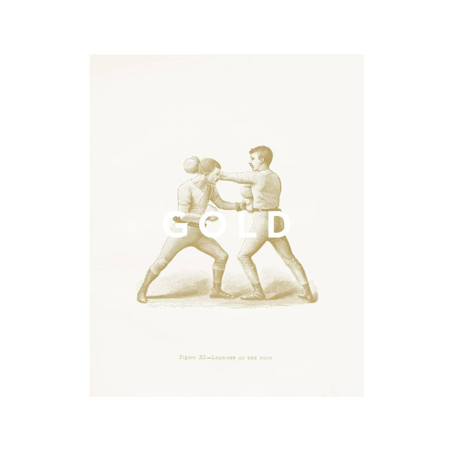 Boxing Illustration - Figure XI - LEAD OFF at the BODY - Foundry