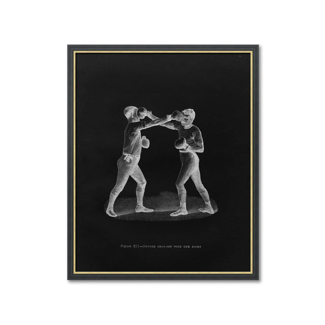 Boxing Illustration - Figure XII - DOUBLE LEAD-OFF with the RIGHT - Foundry