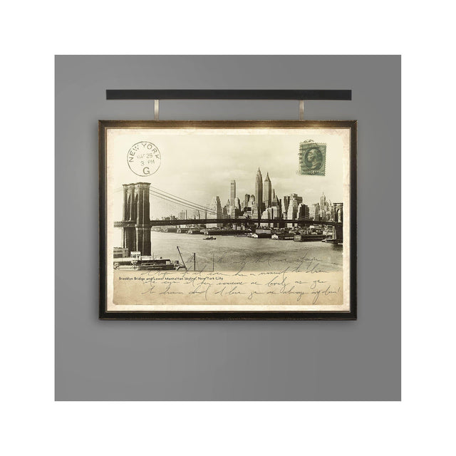 BROOKLYN BRIDGE & LOWER MANHATTAN SKYLINE Postcard - Foundry