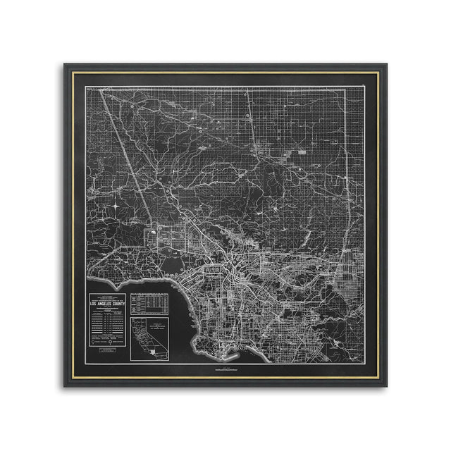 CALIFORNIA - LOS ANGELES Map - Foundry