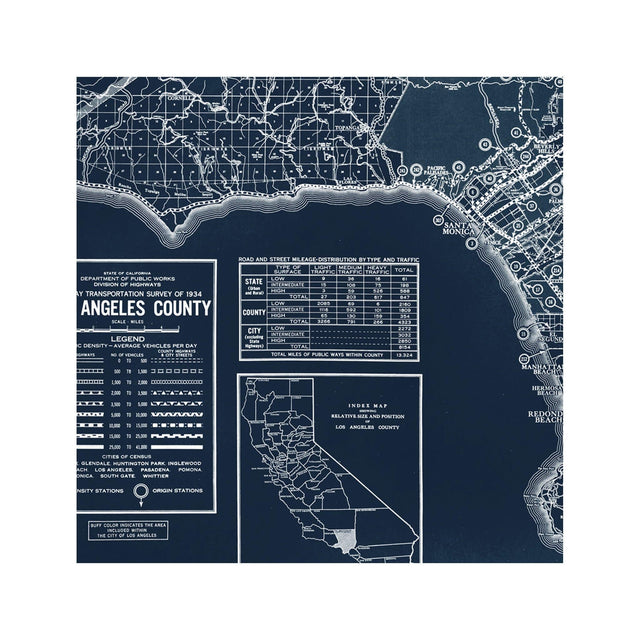 CALIFORNIA - LOS ANGELES Map - Foundry