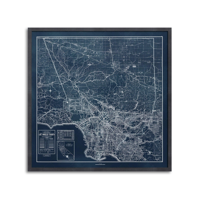 CALIFORNIA - LOS ANGELES Map - Foundry
