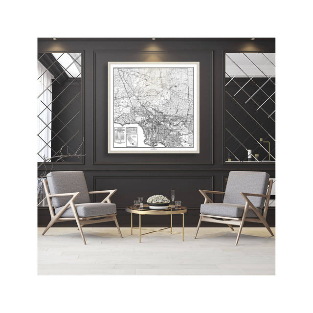 CALIFORNIA - LOS ANGELES Map - Foundry