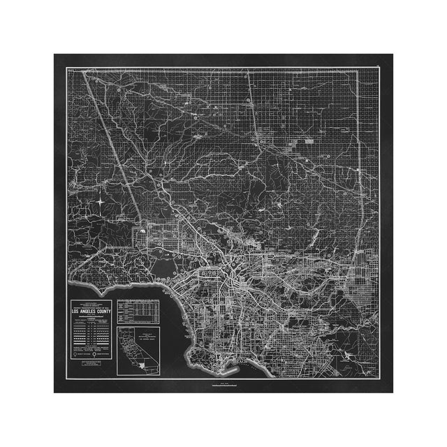 CALIFORNIA - LOS ANGELES Map - Foundry