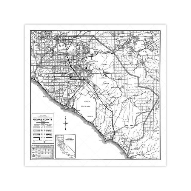 CALIFORNIA - ORANGE COUNTY Map - Foundry