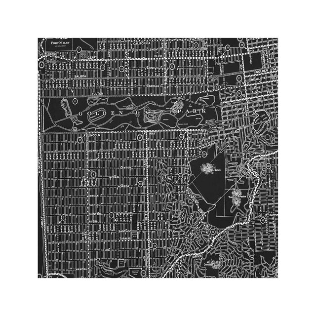 CALIFORNIA - SAN FRANCISCO Map - Foundry