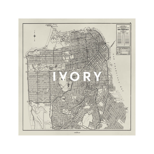 CALIFORNIA - SAN FRANCISCO Map - Foundry