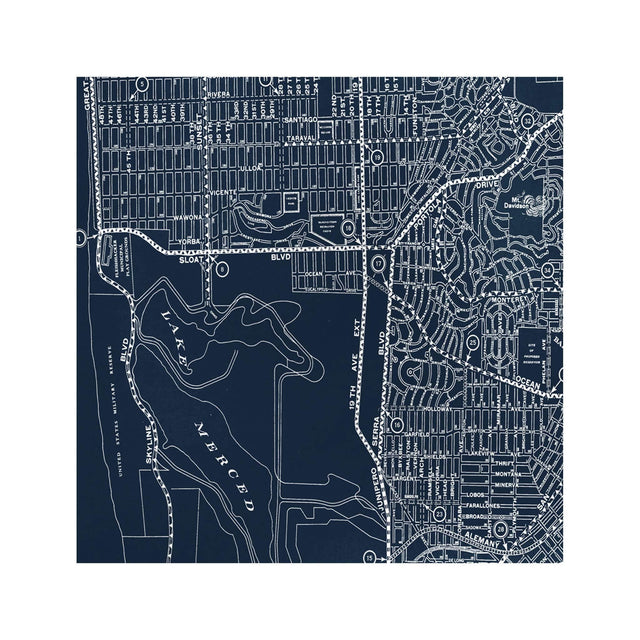 CALIFORNIA - SAN FRANCISCO Map - Foundry
