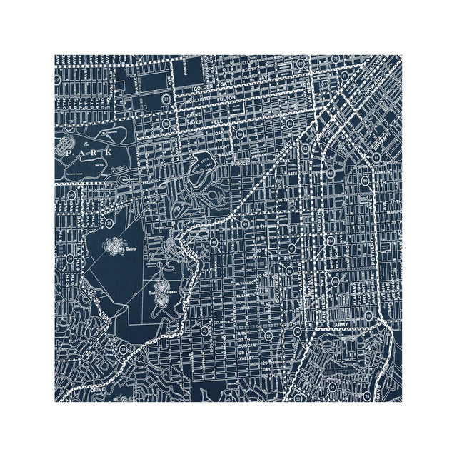 CALIFORNIA - SAN FRANCISCO Map - Foundry